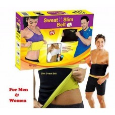 Sweat Slim Belt Plus Black and Yellow