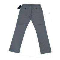 Slim-Fit Gabardine Pants - Ash